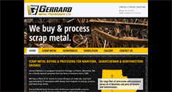 Desktop Screenshot of gerrardmetals.com